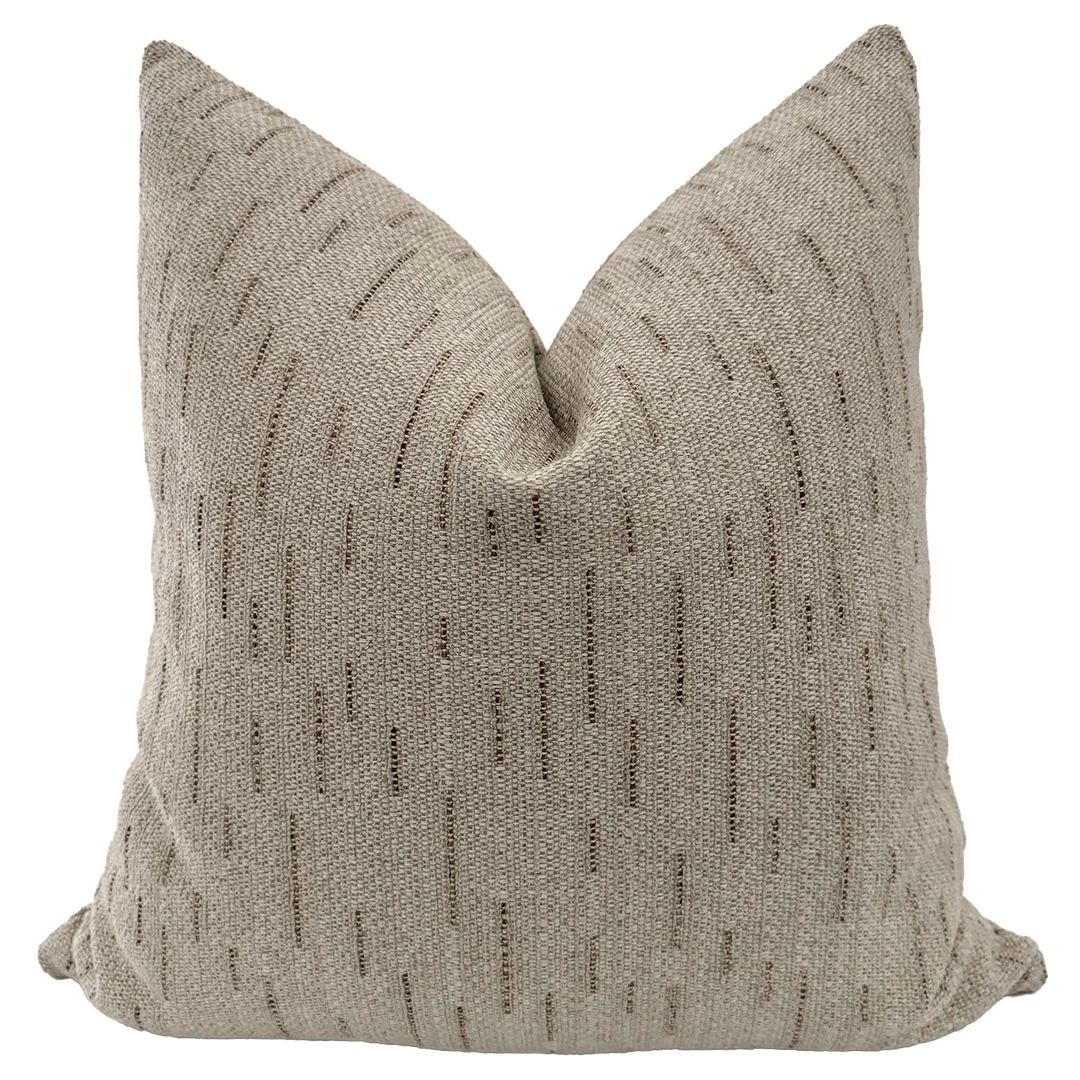 Natural Elegance Taupe Pillow Cover | Hackner Home (US)