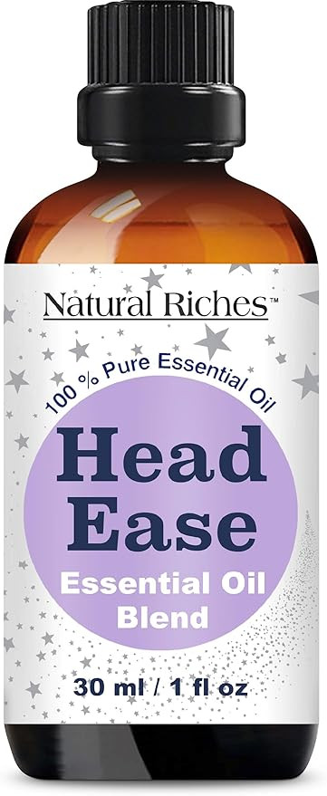 Natural Riches Migraine & Headache Pain Relief Essential Oil Blend for Head Ease Aromatherapy - L... | Amazon (US)