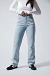 Rowe Extra High Straight Jeans | Weekday
