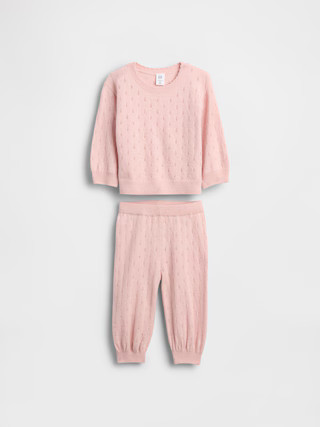 Baby CashSoft Pointelle Outfit Set | Gap (US)