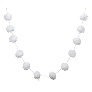 6ft. White Pom Pom Garland by Ashland® | Michaels Stores