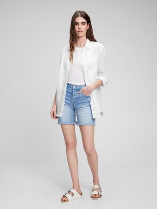 Linen Boyfriend Shirt | Gap (US)