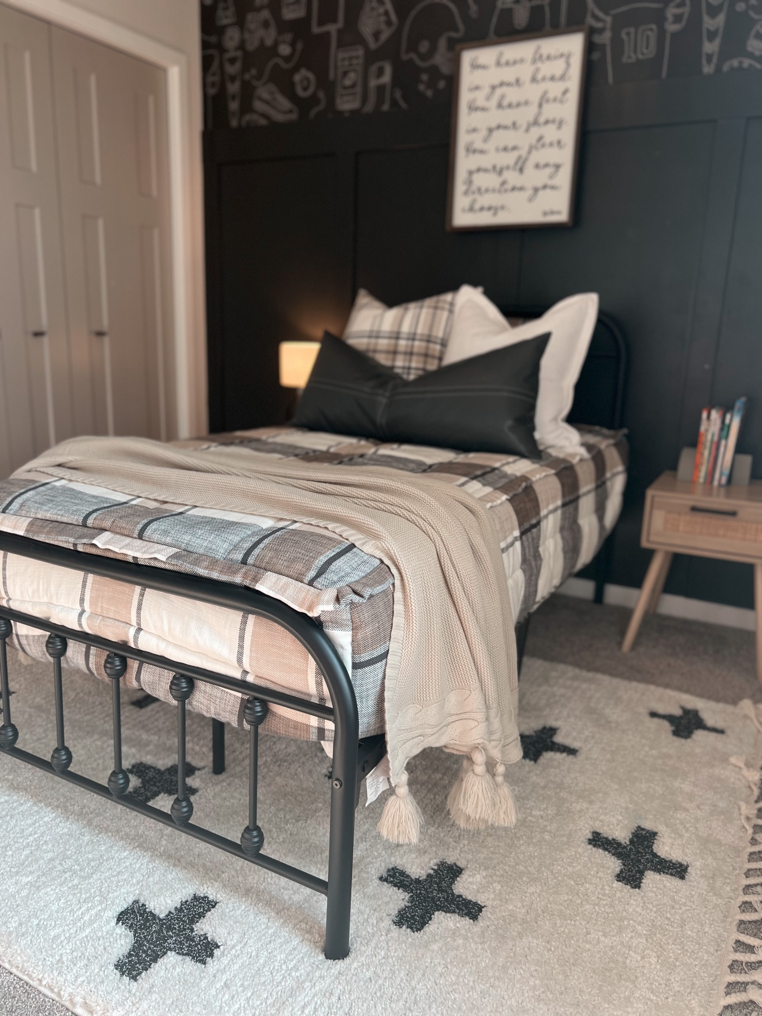 Amazon bed frame and boys room decor #ltksale #homedecor #ltkhome

#LTKunder50 #LTKSale #LTKhome