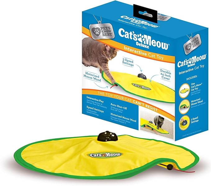 Cat's Meow | Interactive Enrichment Toy for Indoor Cats & Kittens, Automatic Movements That Simul... | Amazon (US)