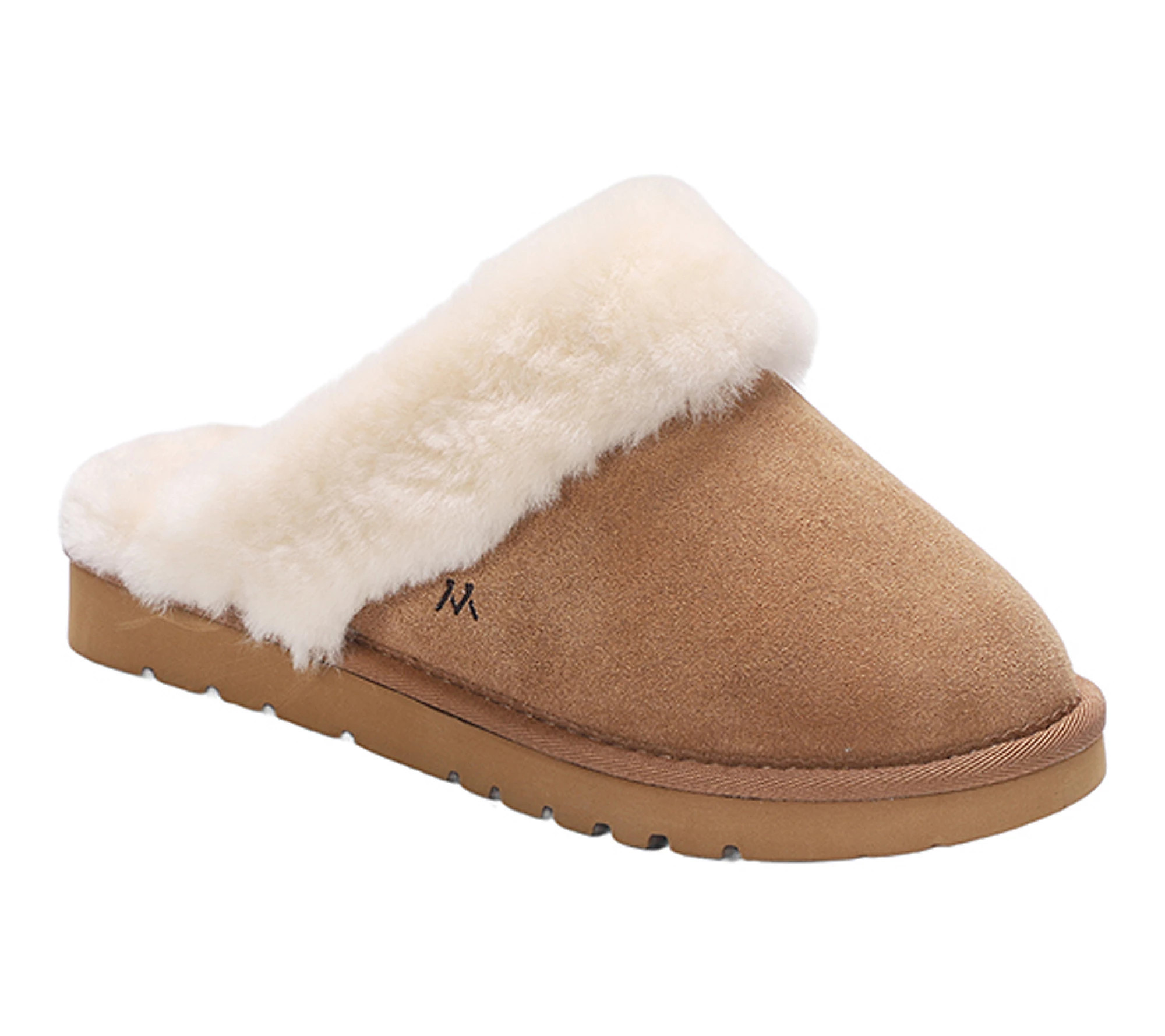 Mykos Premium Suede or Knit Scuff Slippers - Li a | QVC