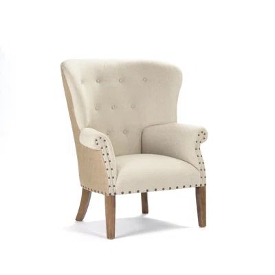 Zentique Inc. Tufted Wing Arm Chair | Wayfair North America