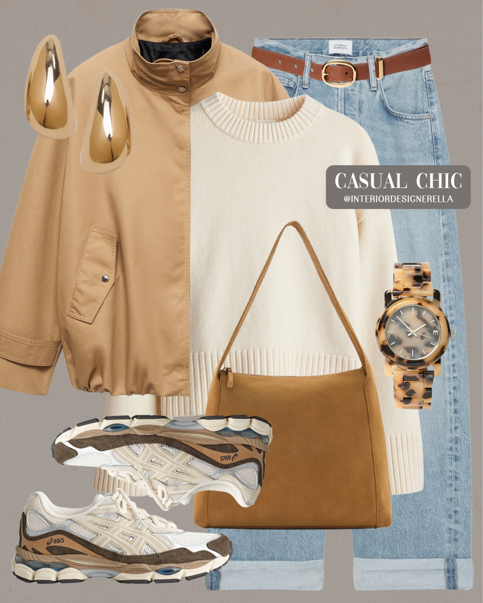 $34.99 fine knit sweater +  high sell out risk Asics sneakers!✨ Share this post with a friend!!🤗 Click on the “Minimal Luxe” collection on my LTK to shop this post and more!🤗

#LTKShoeCrush #LTKFindsUnder100 #LTKFindsUnder50