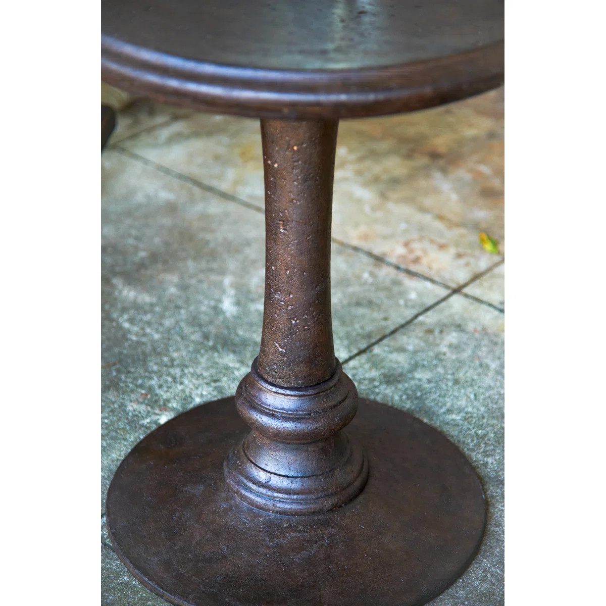 Inspired Visions 20" Cast Stone Occasional Side Table -Cocoa Finish & Reviews | Wayfair | Wayfair North America
