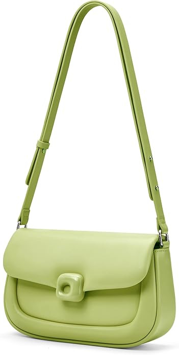 LA FESTIN Cowhide Leather Shoulder Bag for Women - Adjustable Strap Crossbody satchel bags for wo... | Amazon (US)