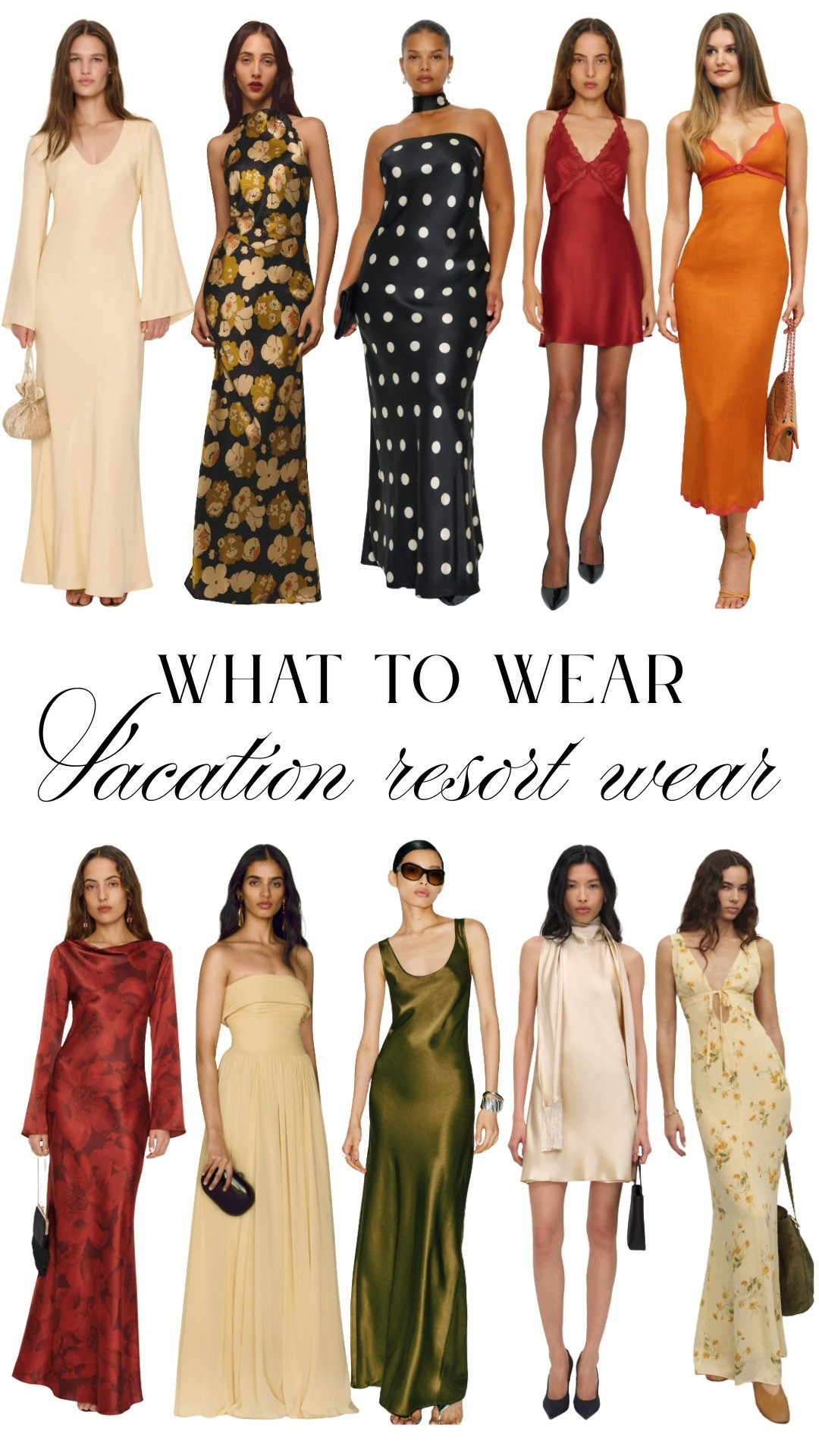 Reformation Resort Vacation Dresses ✨The perfect resort vacation dresses for warm-weather getaways. Reformation designs effortless, feminine silhouettes that work from beach days to resort dinners.Shop my favorite Reformation resort dresses — chic, lightweight, and easy to pack.#Reformation #ResortDresses #VacationStyle #LTKtravel #LTKstyle #SummerDresses

#LTKWedding #LTKSeasonal #LTKootd