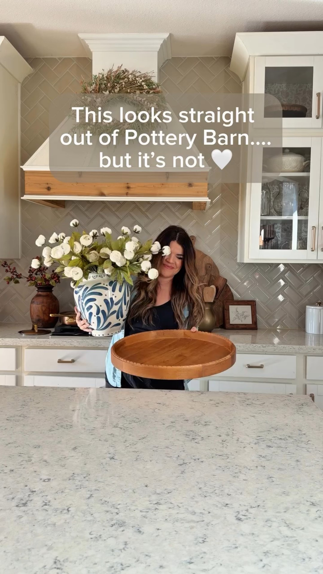 All linked comment Spring! This spring island centerpiece completely refreshed my kitchen 🤍
I styled a Pottery Barn–inspired vase, the viral faux peonies, and the tray everyone loves for a look that feels soft, elevated, and timeless.
If you’re looking for spring kitchen decor ideas, high-end decor for less, or simple island centerpiece inspiration, this is one you’ll want to save. It’s the easiest way to make your kitchen feel lighter, brighter, and ready for spring without overthinking it.

✨ Perfect for:
• spring home refresh
• neutral kitchen decor
• island centerpiece styling
• Pottery Barn–style decor on a budget
