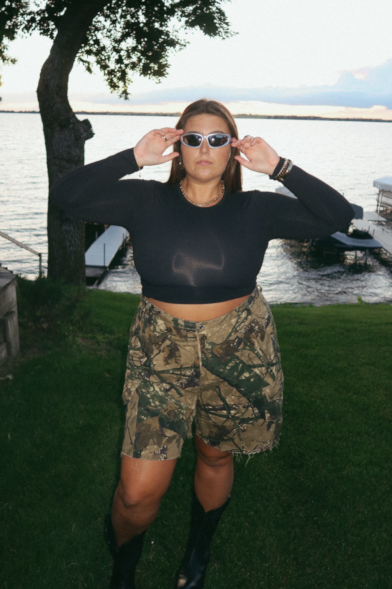size 18 camo, size XXL long sleeve 

#LTKPlusSize #LTKMidsize #LTKStyleTip