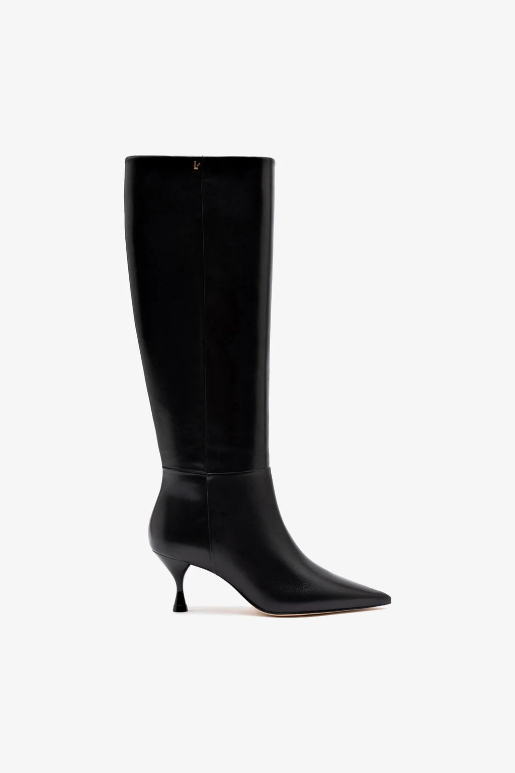 Georgia Boot In Black Leather | Larroude