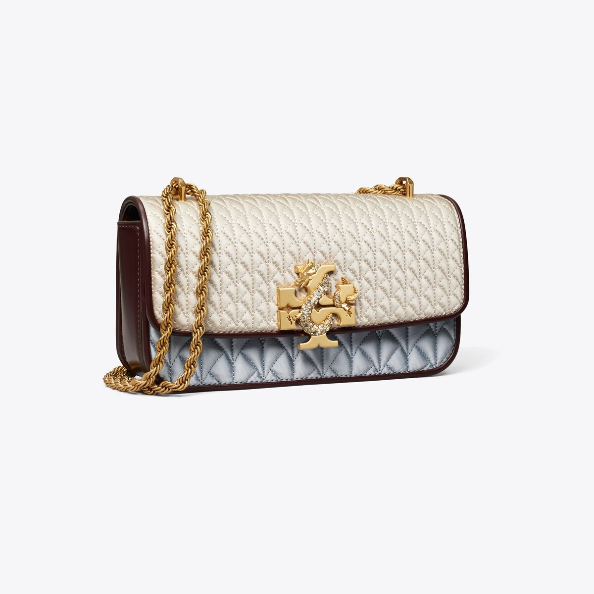 ELEANOR SATIN RECTANGULAR BAG | Tory Burch (US)