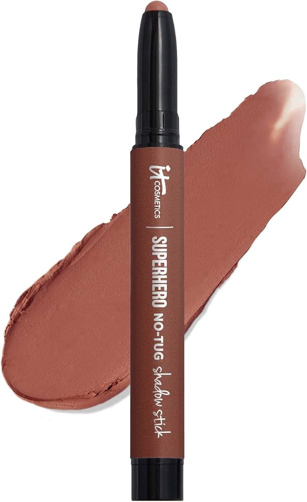 IT Cosmetics Superhero No-Tug Waterproof Eyeshadow Stick - Longwear Blendable Cream with Built-In... | Amazon (US)