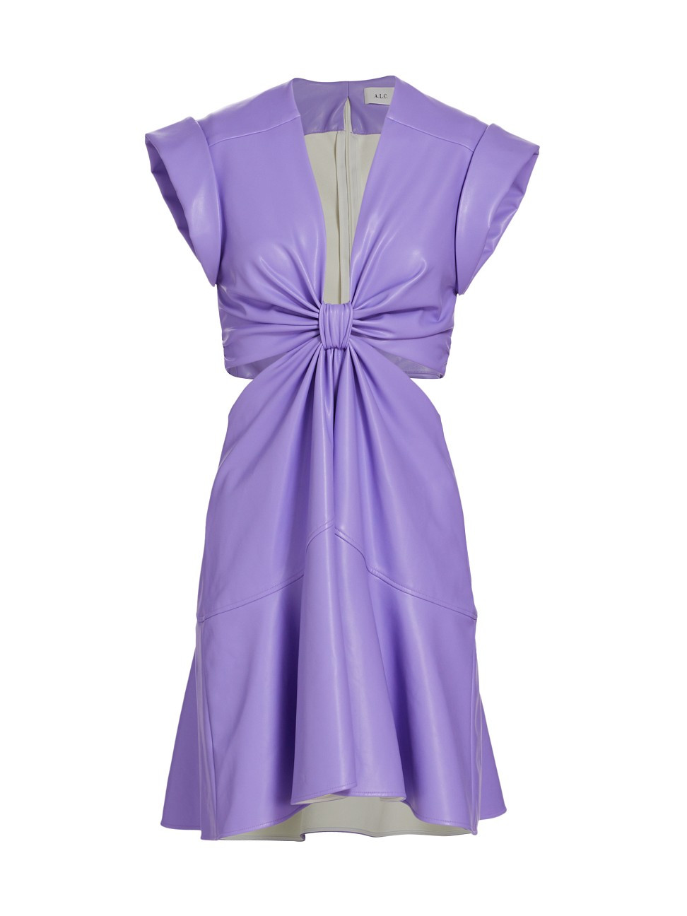 Women's Lexi Coated Cut-Out Minidress - Bell Flower - Size 2 - Bell Flower - Size 2 | Saks Fifth Avenue