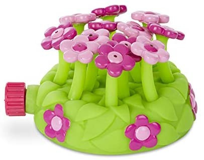 Melissa & Doug Sunny Patch Pretty Petals Flower Sprinkler Toy With Hose Attachment : Toys & Games | Amazon (US)