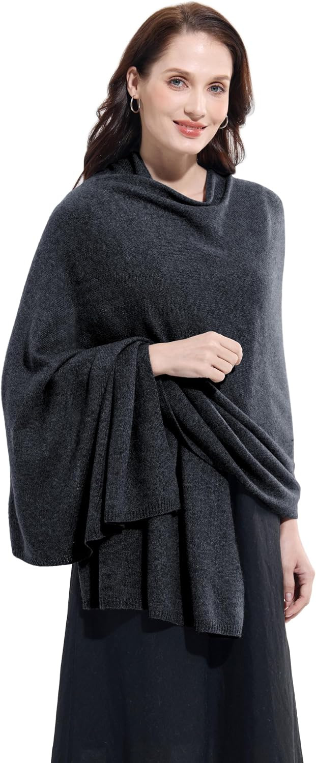 Soft Cashmere Blend Wrap Chic Scarf Stole for Women Wayfarer Travel Extra Large 87"x28" | Amazon (US)