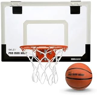 SKLZ Pro Mini Indoor Basketball Hoop - Over The Door – Portable - Great For Home, Dorms, Office... | Amazon (US)