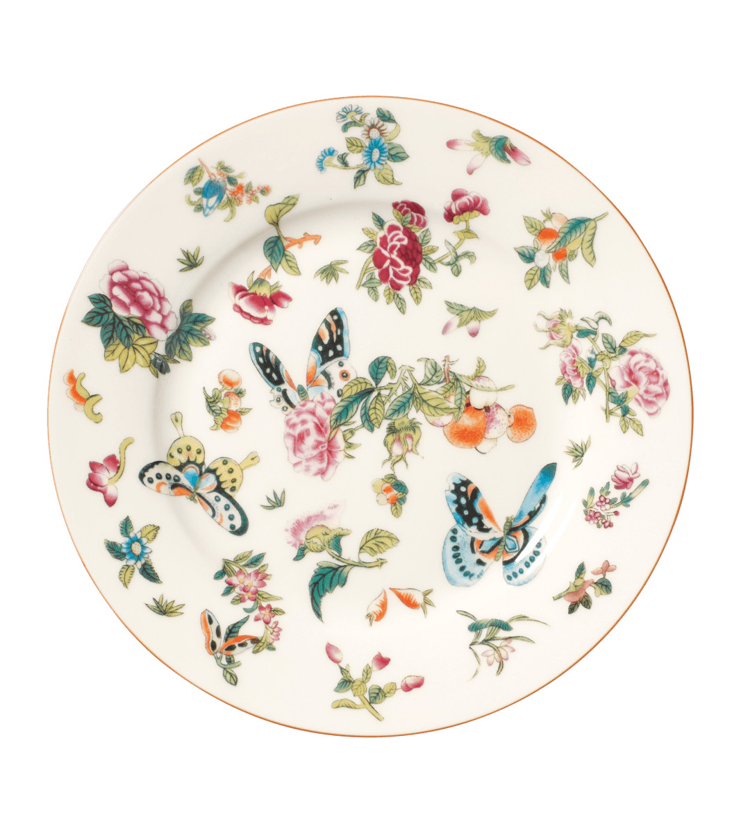 Adam Lippes Four Roseraie Side Plates - Multi | OKA US