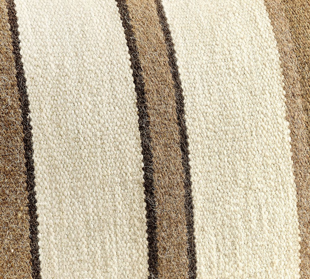 Coralie Striped Lumbar Pillow Cover | Pottery Barn (US)