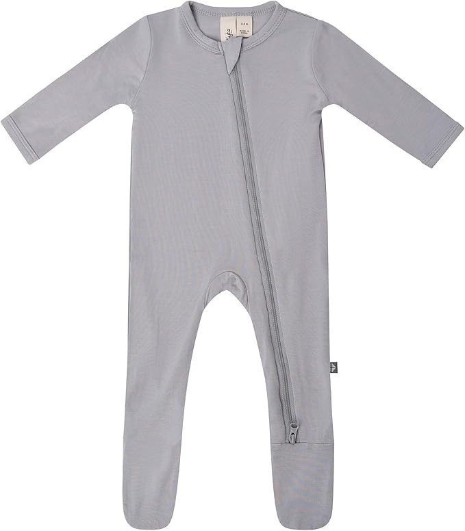KYTE BABY Soft Bamboo Rayon Footies, Zipper Closure, 0-24 Months | Amazon (US)