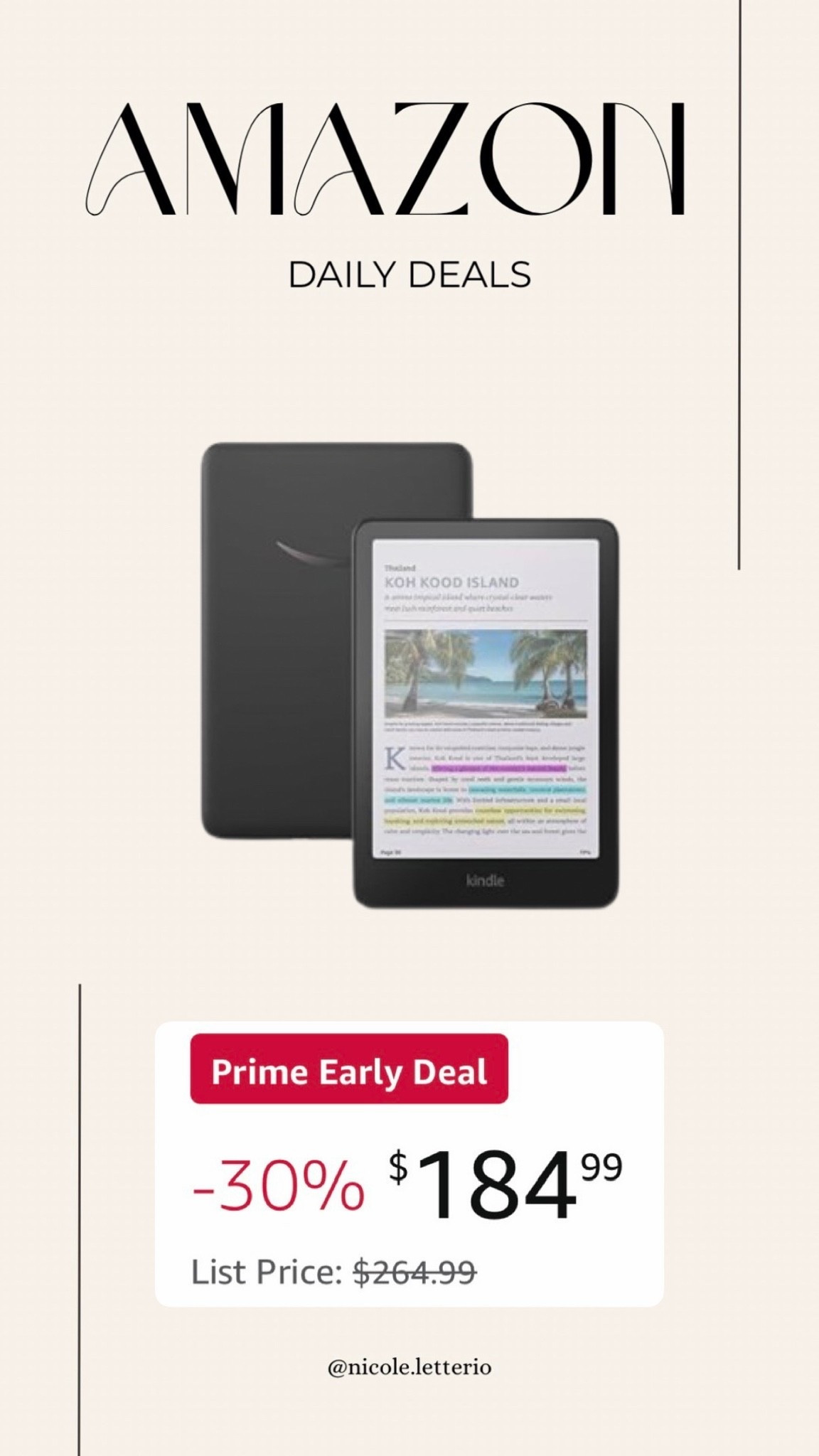 Amazon Kindle Colorsoft 16 GB on sale!!

#LTKsale #LTKhome #LTKtravel