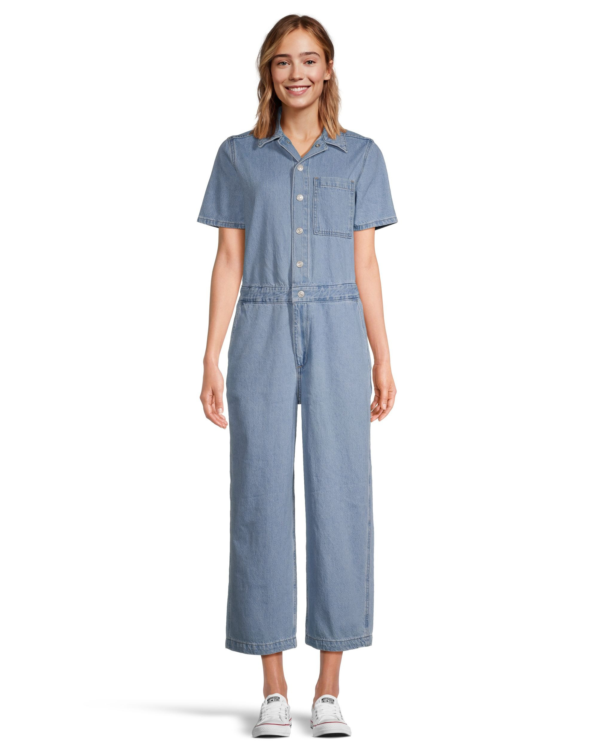 Levi's Women's Short Sleeve Heritage Jumpsuit #A5934-0003 | Mark's - Lequipeur