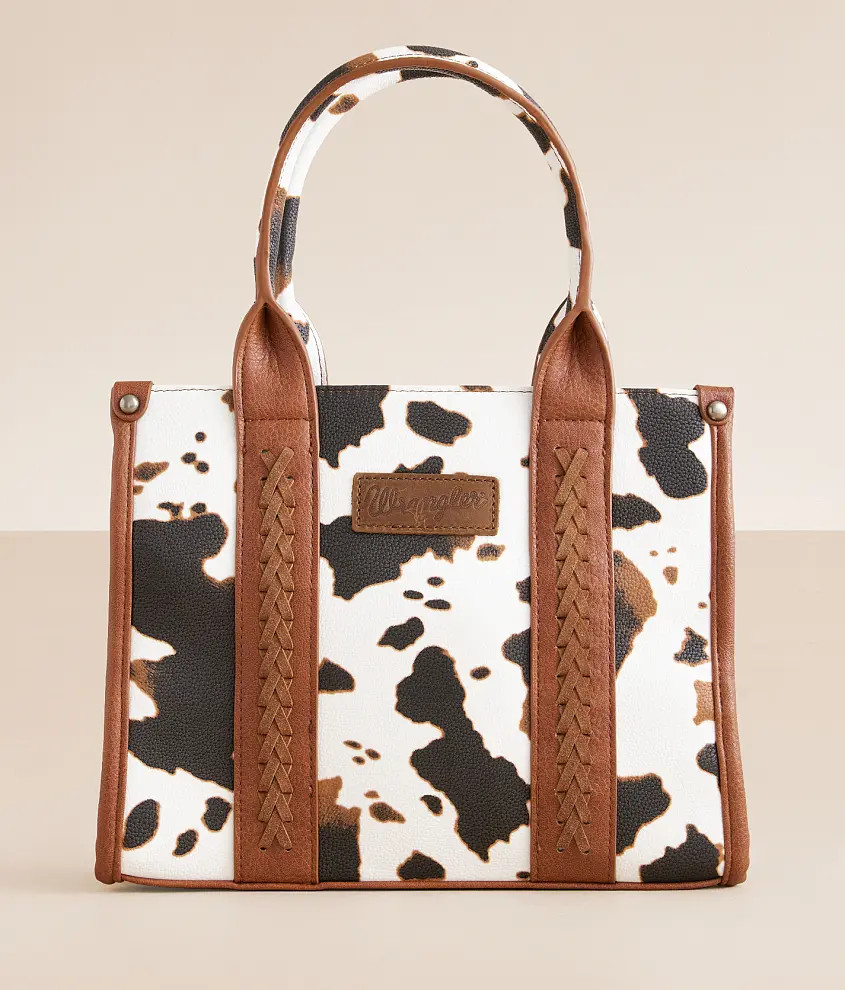 Cow Print Structured Purse | Buckle