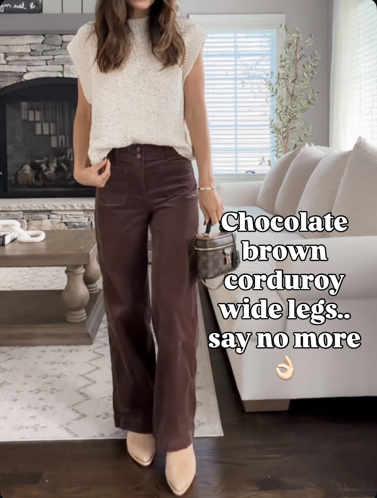 Chocolate brown corduroy wide legs… say no more 🤎👌🏼 Such a good fall/winter pant! Wearing 00

#LTKHoliday #LTKOver40 #LTKGiftGuide