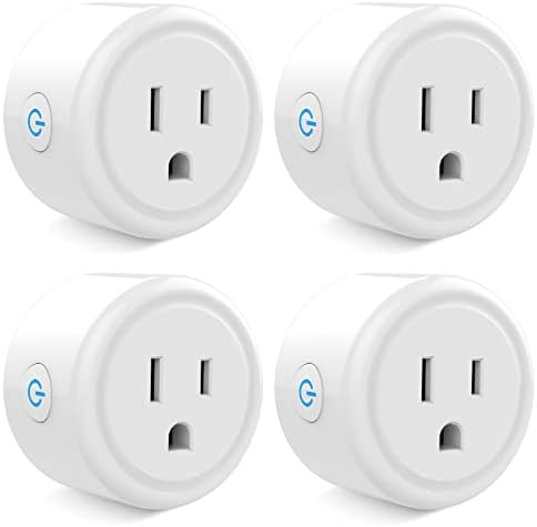 OHMAX Mini Smart Plug, 2.4G Wi-Fi Smart Home Plug Work with Alexa and Google Home, Surge Protector R | Amazon (US)