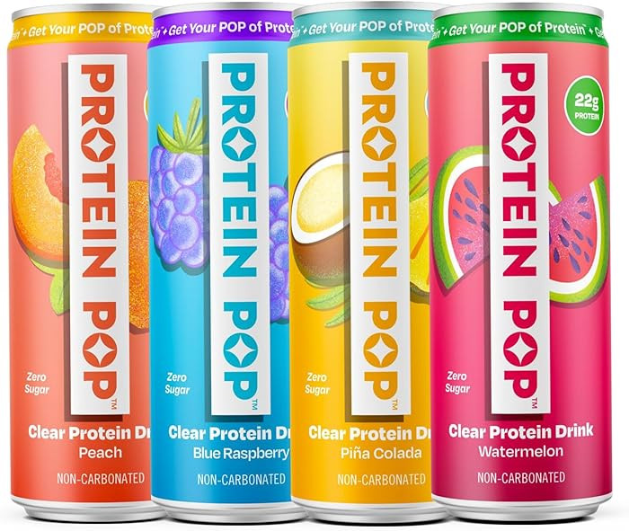 Ready to Drink Clear Protein Shakes | 22g of Protein - Whey Protein Isolate Non-Carbonated - Zero... | Amazon (US)