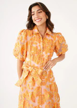 Charlotte Gown Orange Blossom Organza | Abbey Glass