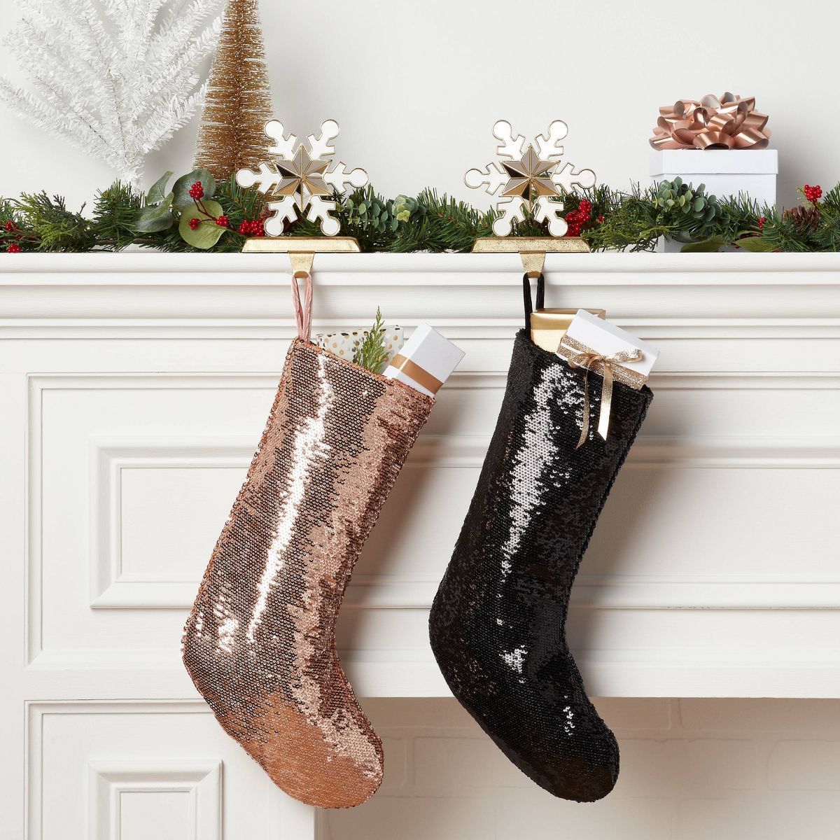 20" Sequined Christmas Holiday Stocking - Wondershop™ | Target