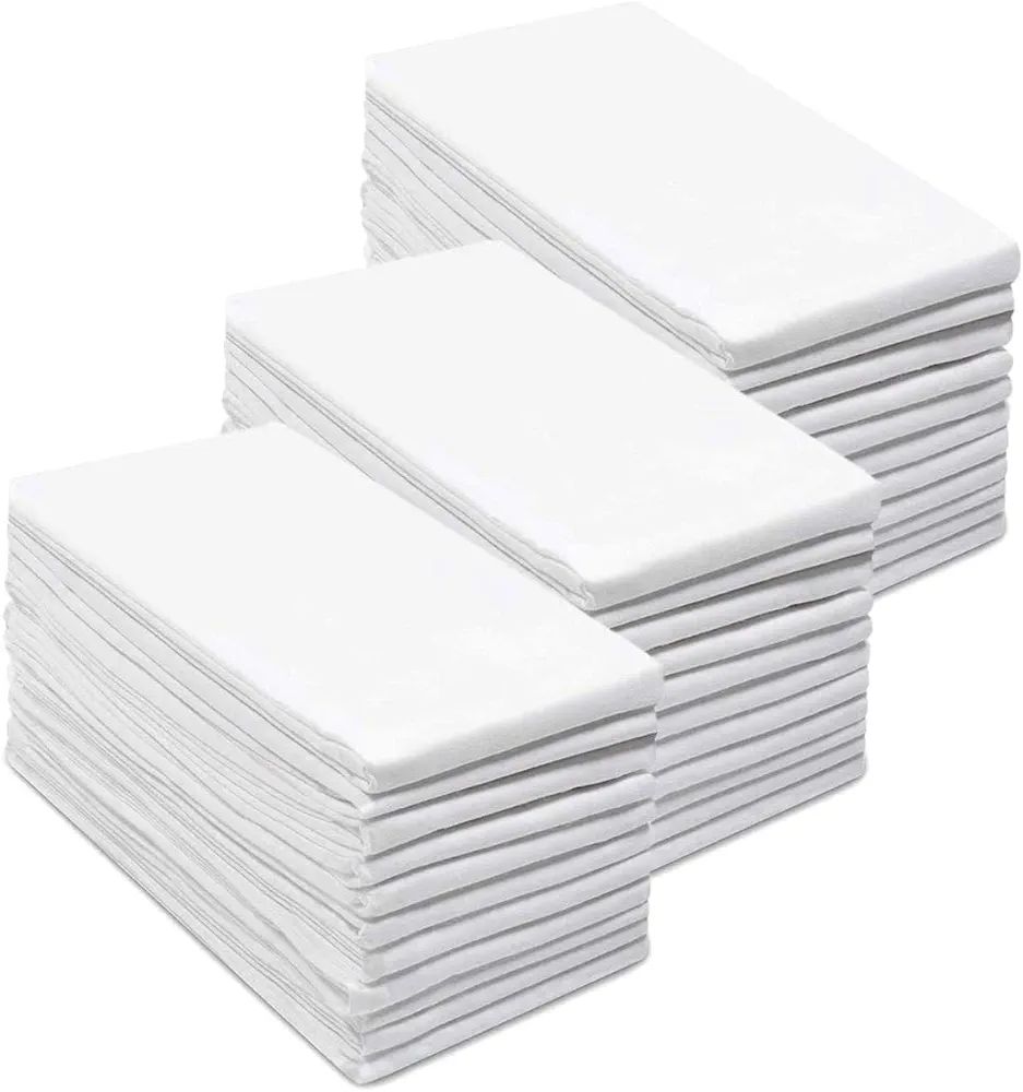 Simpli-Magic 79374 Flour Sack Kitchen Towels, Pack of 14, White , 28"x28" | Amazon (US)