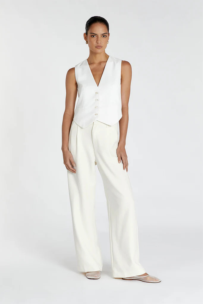 BOUNTY WHITE VEST | DISSH