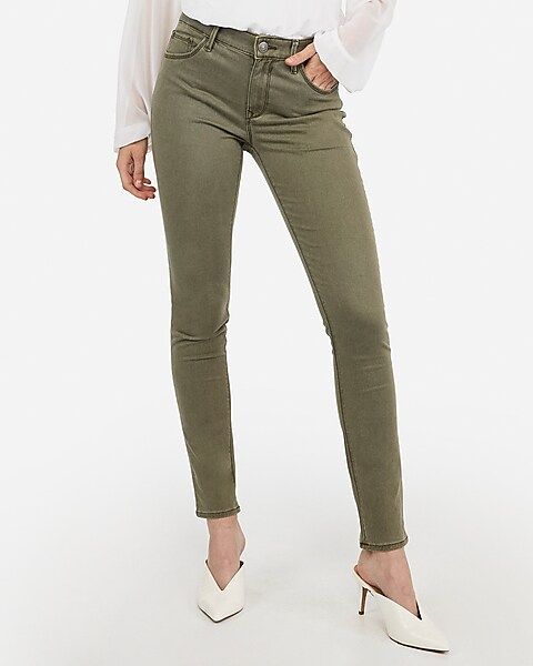 Mid Rise Five Pocket Leggings | Express