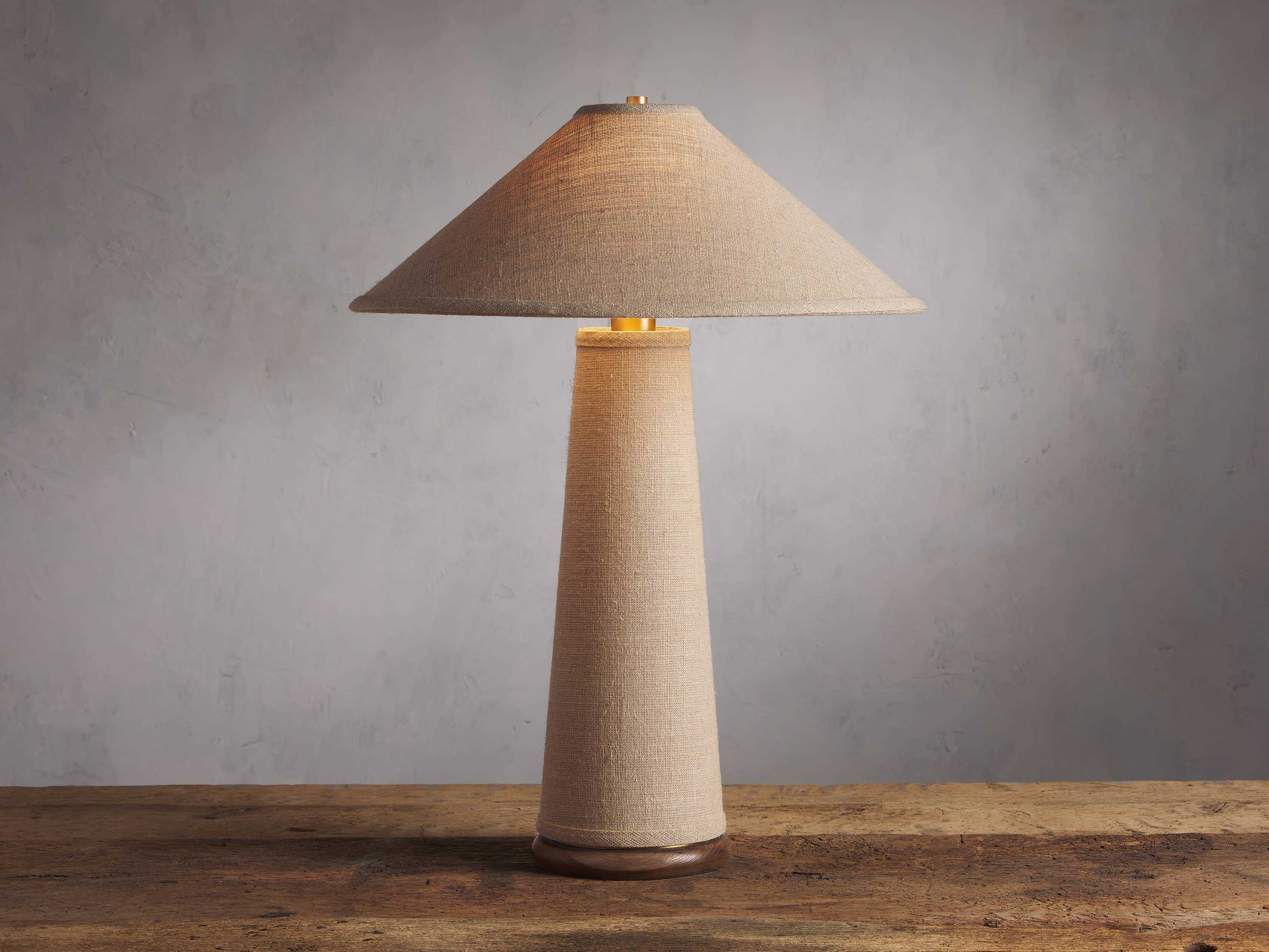 Ombra Natural Table Lamp | Arhaus