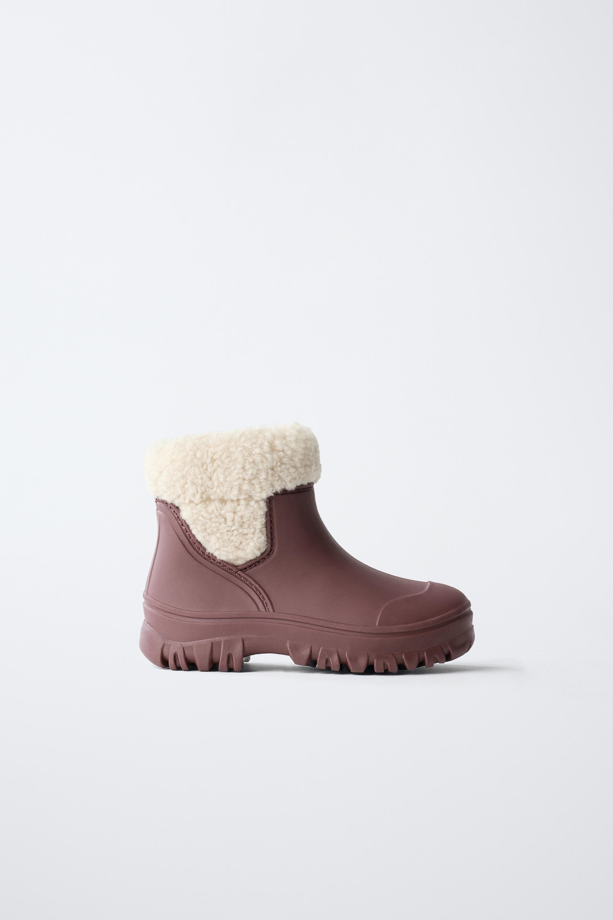 FLEECE LINED RAIN BOOTS | Zara US