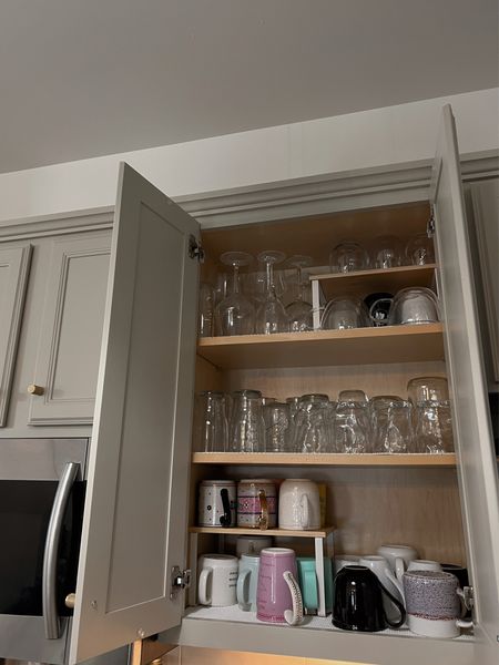 Amazon kitchen organization stacking shelves 