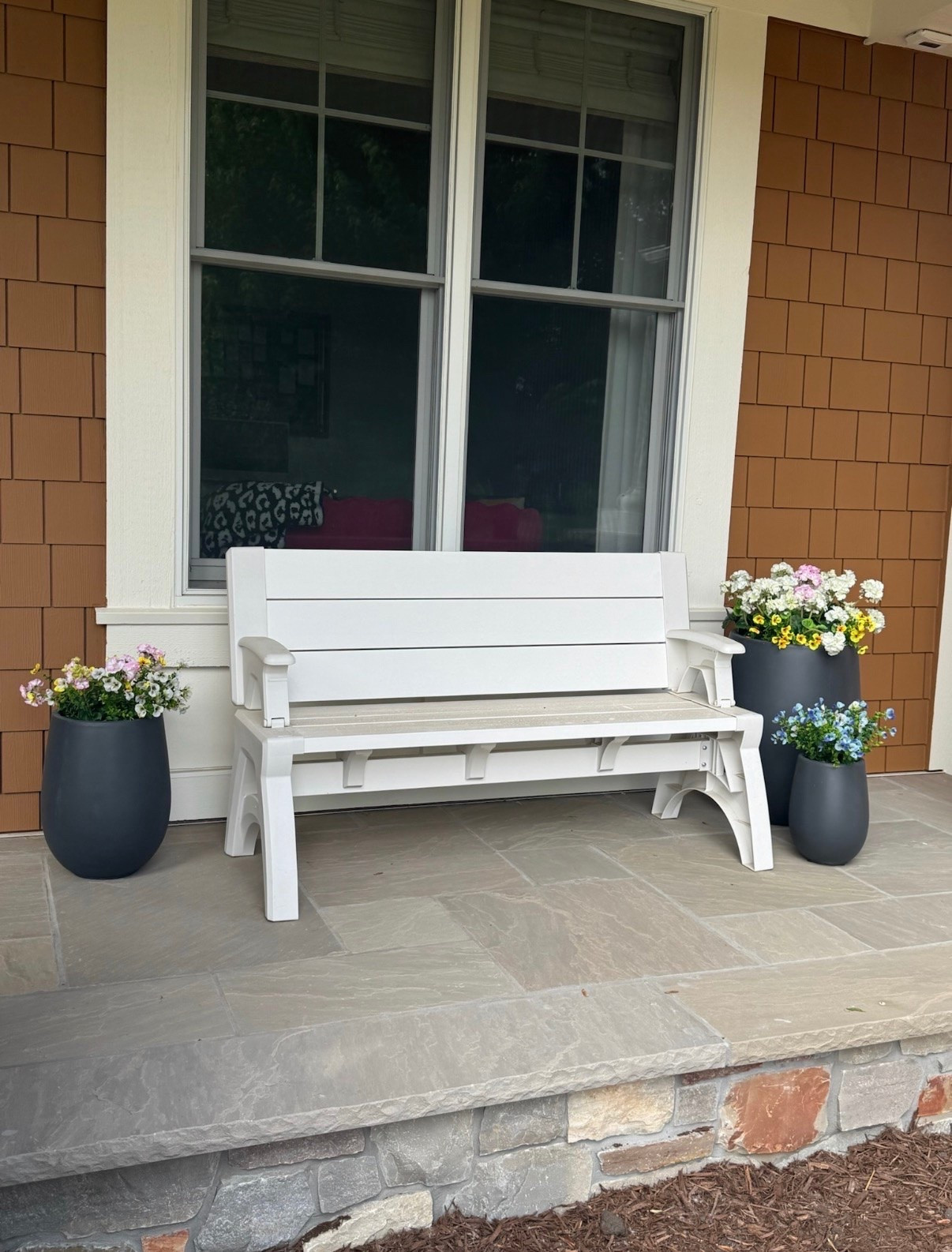 With the weather getting warmer I wanted to share my convertible bench I have on my porch that is sooo good you guys! I set it up with these new planters I got from @Wayfair

#LTKdayinmylife #LTKHome #LTKSeasonal