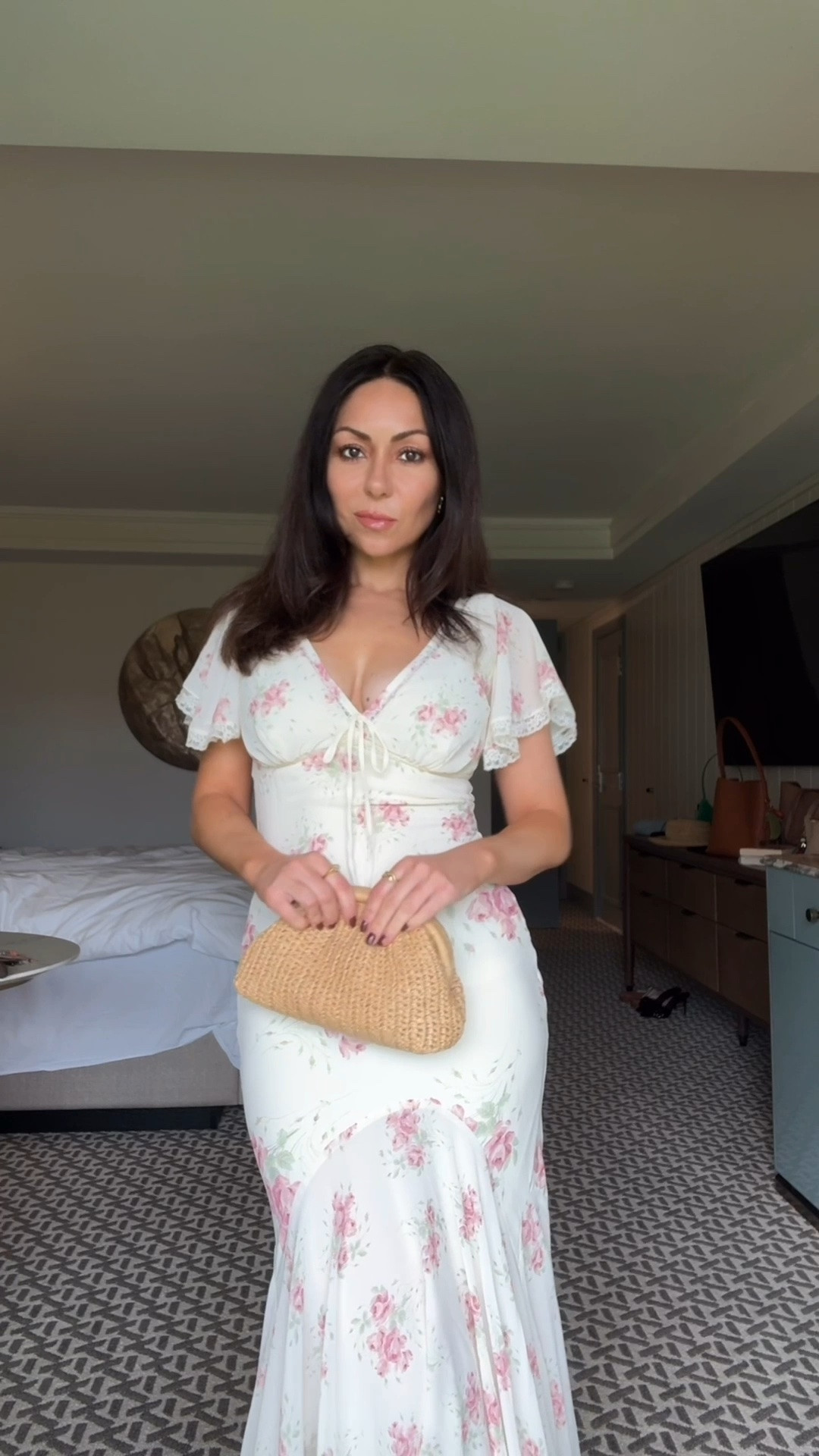 Catch me twirling in this dress all summer long 💃🏻🌺  New fav wedding guest dress 🤍#houseofcb #houseofcbdress #weddingguestdress #fishtailsress

#LTKWedding #LTKPetite #LTKOver40