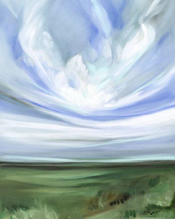 Look Beyond Fine Art Print of a Landscape Painting by Emily | Etsy | Etsy (US)