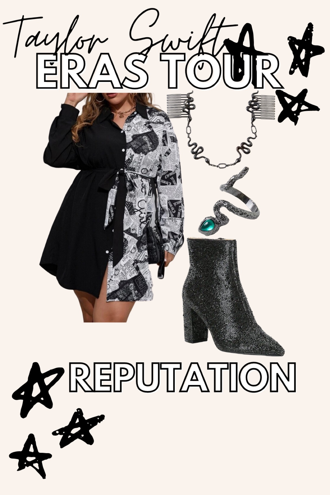 …Ready For it?🖤 Baby, let the reputation era games begin. (But chances are if tried to get Taylor Swift Eras Tour concert tickets during the presale, you already know what the Swiftie games are like.🙀)

Linked similar necklace choices. The ones pictured are from ResinRina online.✨ She makes the BEST gifts for the Swiftie in your life. I love shopping small when I can! 



#LTKcurves #LTKunder50 #LTKGiftGuide