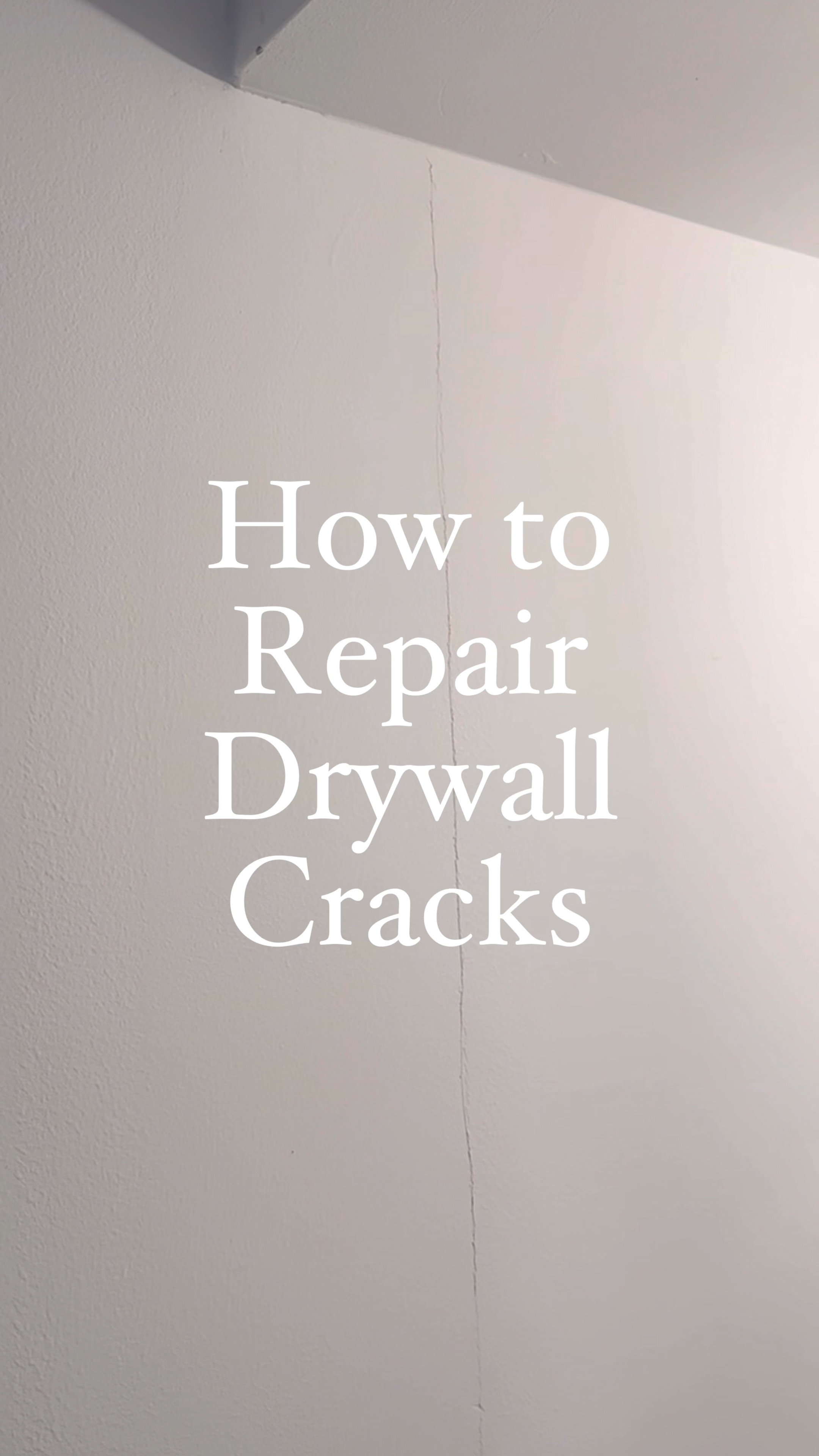 Linking everything I used in my recent reel: repairing drywall cracks