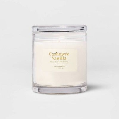 8.5oz Glass Jar Cashmere Vanilla Candle - Threshold™ | Target