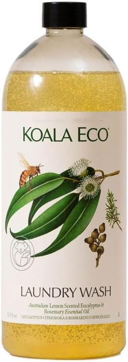 Koala Eco Laundry Wash - with Australian Lemon Scented Eucalyptus & Rosemary Essential Oil - 33.8... | Amazon (US)