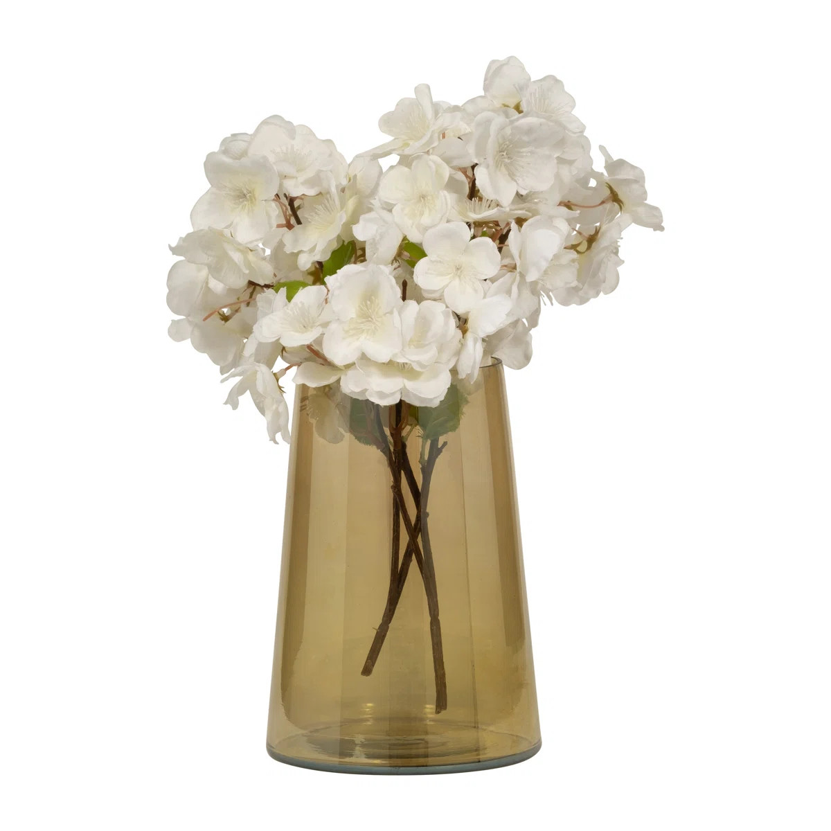 Glass Vase Glass Sleek Contemporary Silhouette with Modern Tapered Design and Smooth Minimalist F... | Wayfair North America