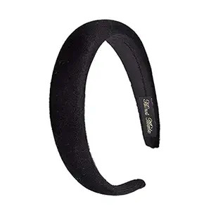 FXQHAN Padded Headbands Velvet Headband Puffy Sponge Thick Headbands Vintage Wide Headband for Wo... | Amazon (US)