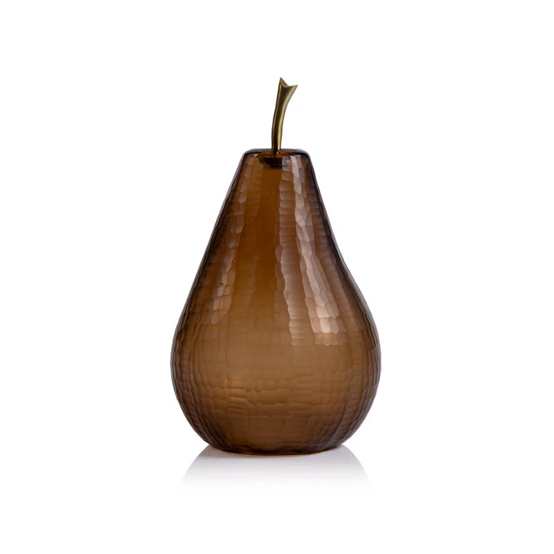 Amber Pear Sculpture | Wayfair North America